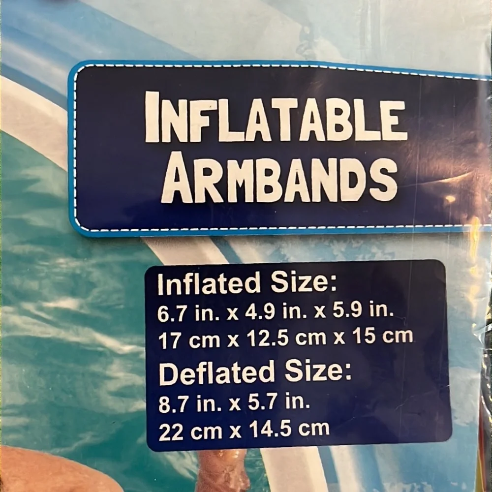 NEW Bright Red Watermelon Inflatable Arm Floaties – H2O Go! by Bestway 3-6yrs